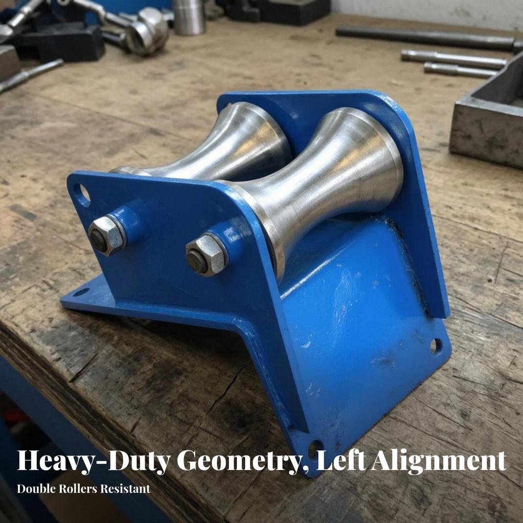 Cable Pulley with Steel Rollers Low-Friction Double Roller Guide Smooth