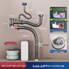 Kitchen Double Sink Drain Pipe Accessory Set