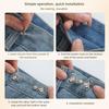 Alloy Tighten Waist Button Detachable No Sewing Required Jeans Button Adjuster Beautiful Heart Retractable Button