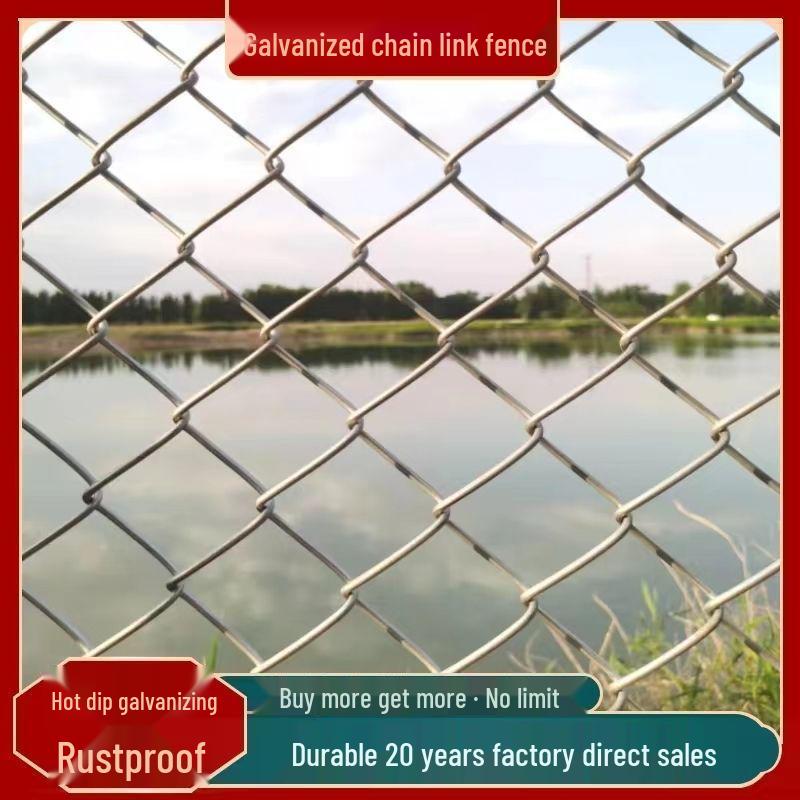 Rust-Proof Galvanized Steel Wire Mesh Fence for Poultry, Dogs, Cattle, and Sheep