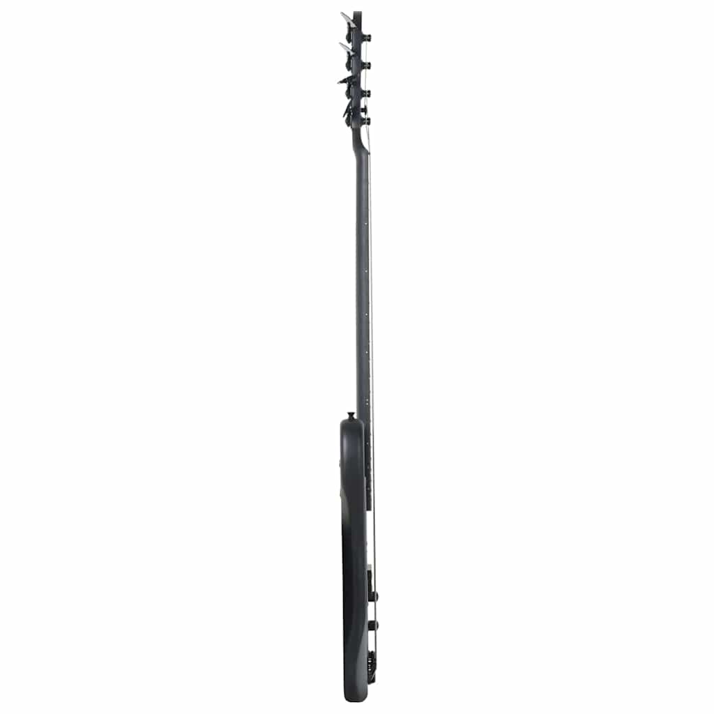 Vidaxl Bass Guitar For Beginners, With Bag, Black, 4/4, 46"