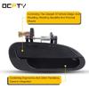 OCPTY Door Handle Exterior Rear Passenger Right Side Replacement Fit 1998-2002 for Honda for Accord Outside Door Handle Black