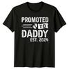 Promoted To Daddy Est 2024 TShirt New Dad Fathers Day Gift