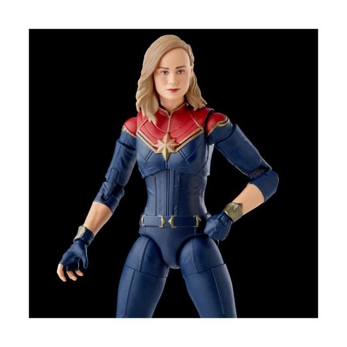 Figurine - hasbro - captain marvel - 15 cm - marvel legends - détails soignés