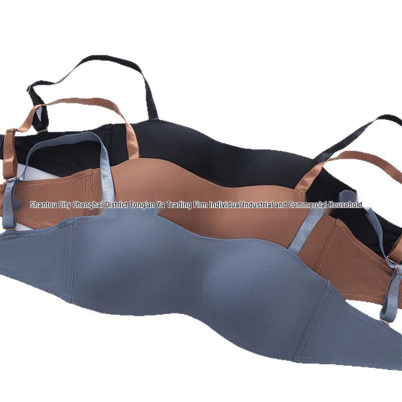 Bandeau Anti-Dérapant Sans Bretelles Exclusif Transfrontalier: Soutien-gorge sans fil, invisible et sans coutures