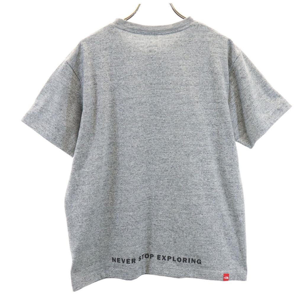 The North Face Short Sleeve T-shirt M Gray Outdoor NT31955 Men's Used