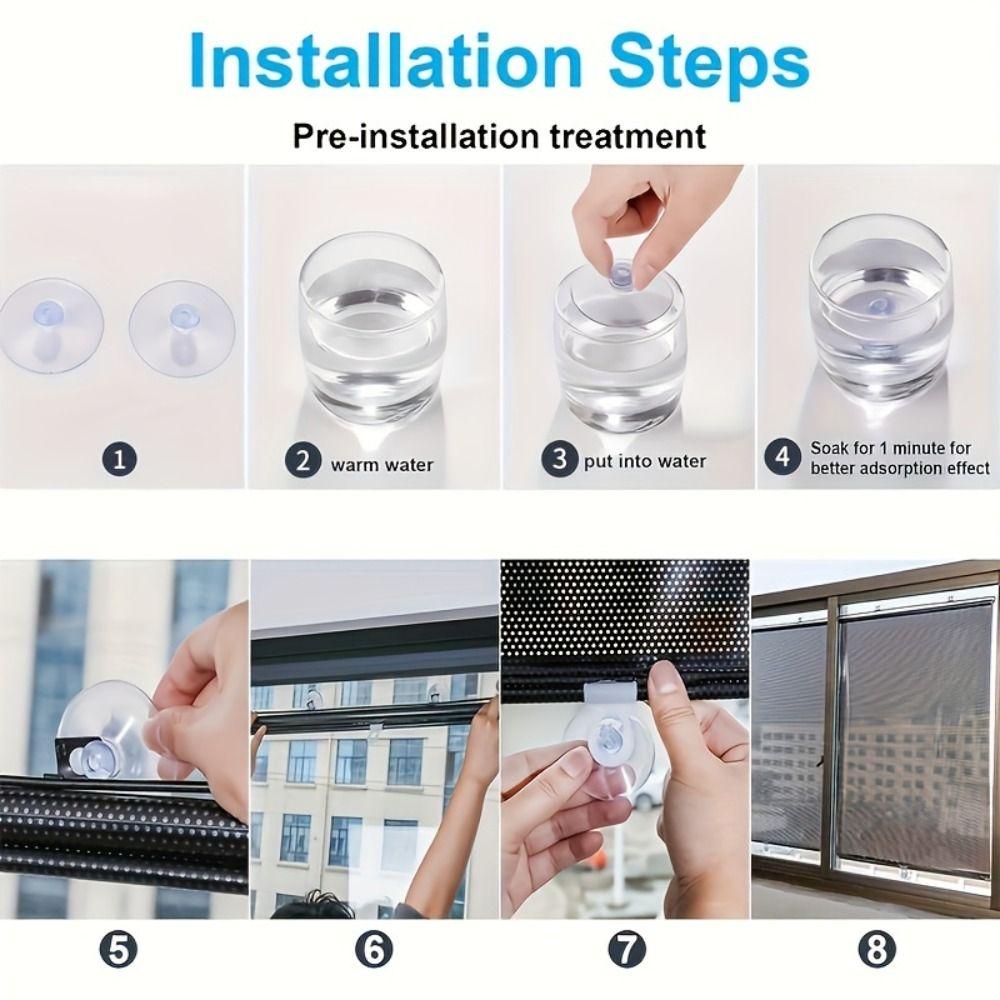 Retractable Car Sun Block Shutter Glare Guard Side Window Block Sun Shade  Automobile