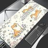Cute Corgi Chai Dog Mouse Pad Laptop Computer Gamer Desk Mat Large Gaming ESports Mousepad Rubber Keyboard Pad Kawaii Mausepad