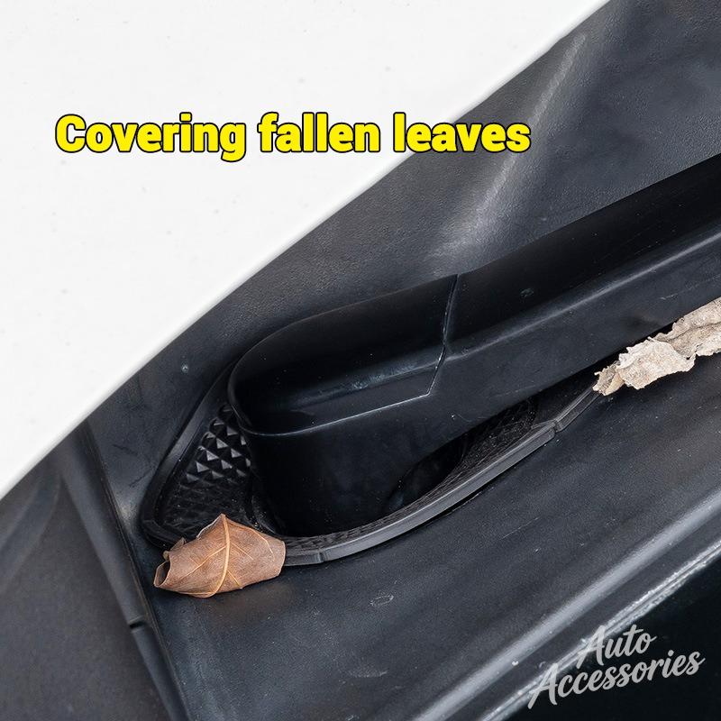 2PC Silicone Car Windshield Wiper Arm Hole Leaves Debris Prevention Cover For Porsche 911 Taycan Panamera Cayenne Boxster Cayman
