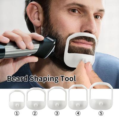 Men's 5-Piece Beard Styling Tool & Goatee Template Kit
