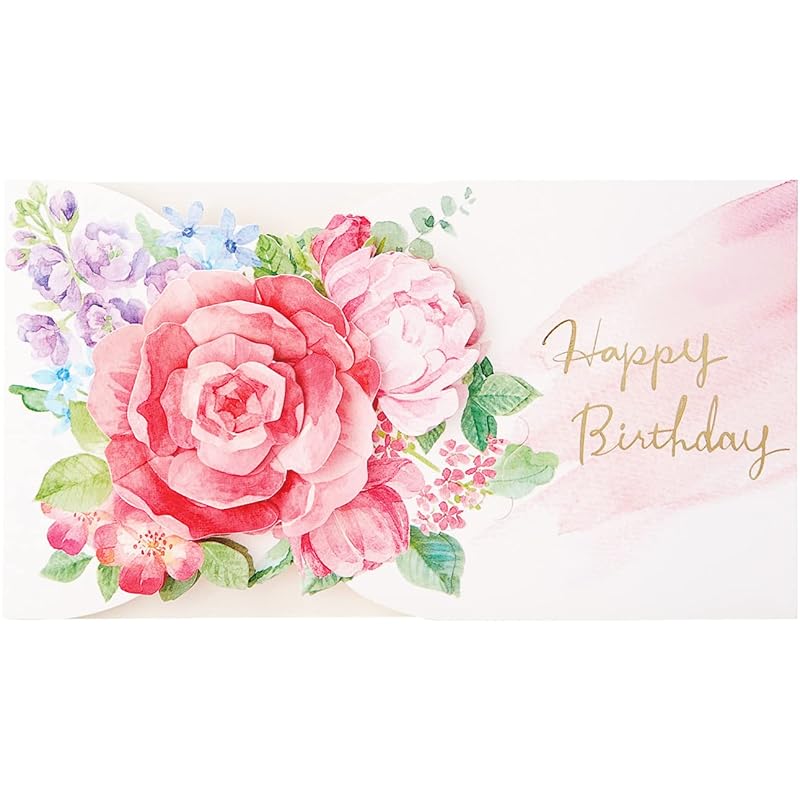 

Sanrio birthday card half dimensional flower pink FA19-1 P 1719 standard
