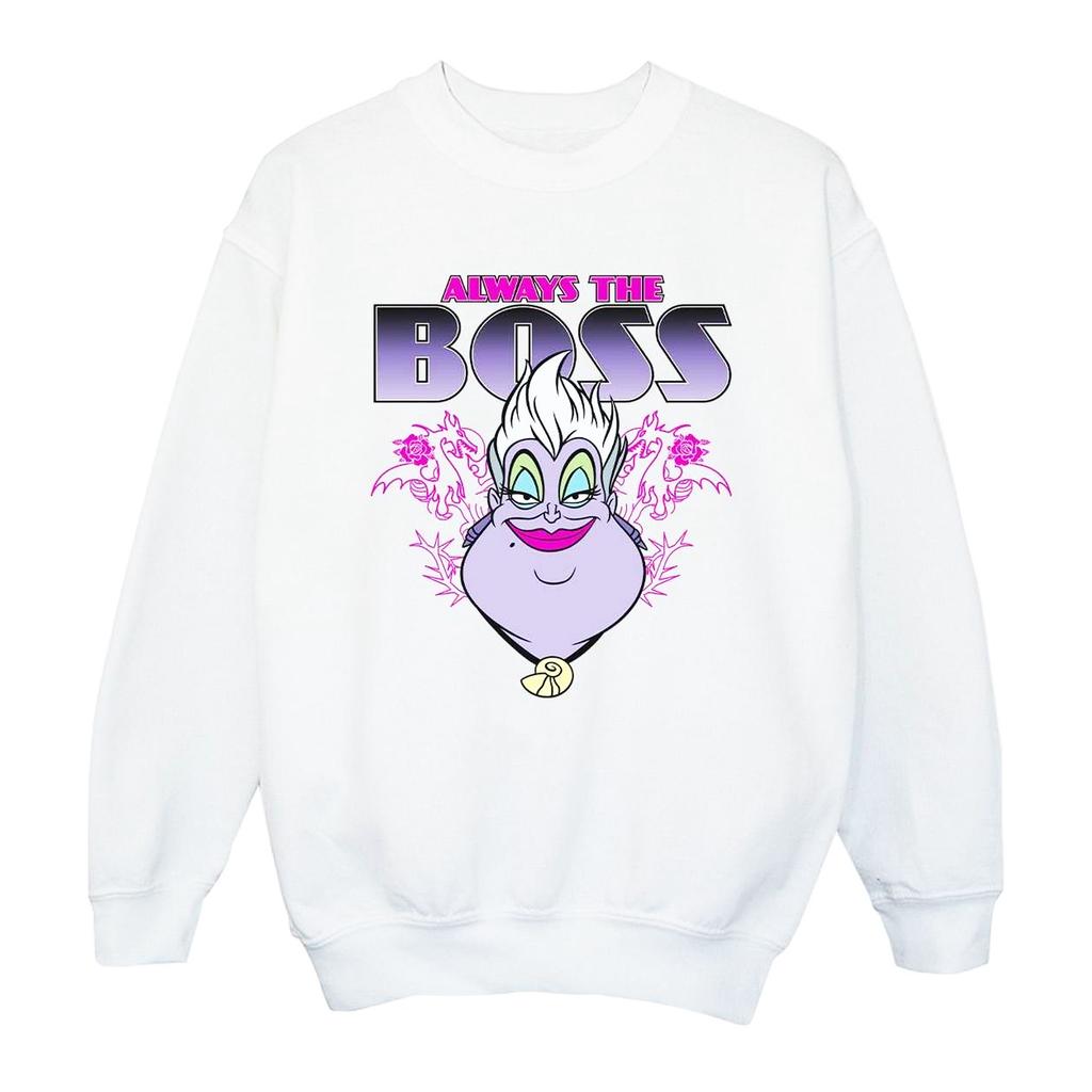 Disney Girls The Little Mermaid Ursula Mum Is The Boss Sweatshirt