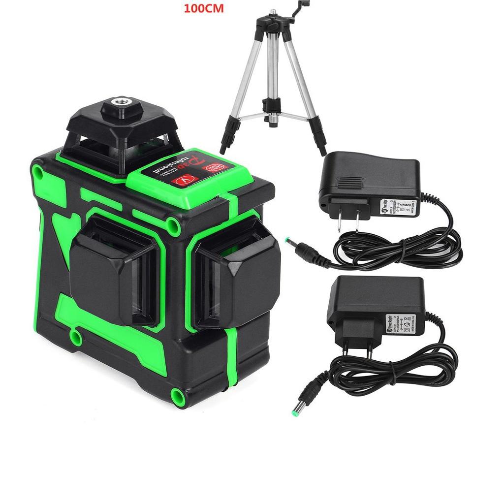 100-240 V 12 rida roheline tuli 3D laseri taseme digitaalne isetasanduv 360° pöörlev mõõt