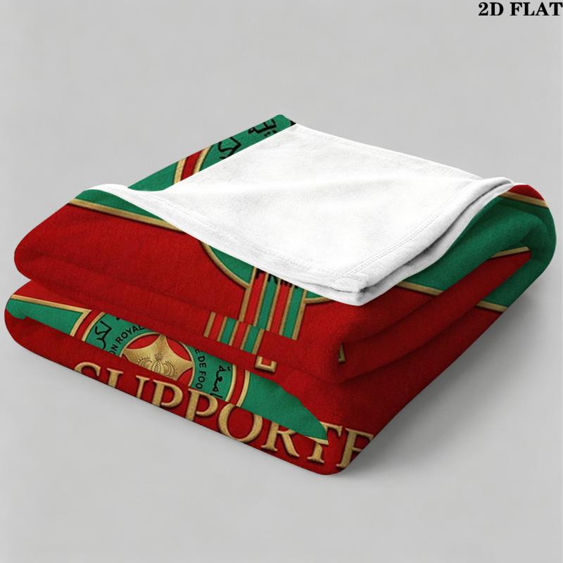 Morocco National Football Team Logo Wall Tapestry Aesthetic Wall Hanging Printed Fabric Blanket Decorative Tapestries for Bedroom Living Room Home Dec