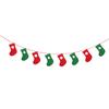 Christmas Decoration Supplies, Hanging Flags, Scene Arrangement, Non-Woven Fabric, Flag Pulling