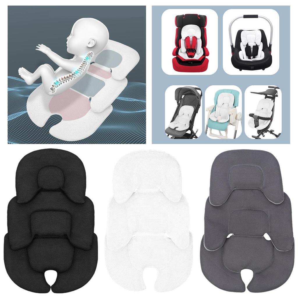 Baby Stroller Cushion Car Seat Insert Polar Fleece for Pushchair Pram