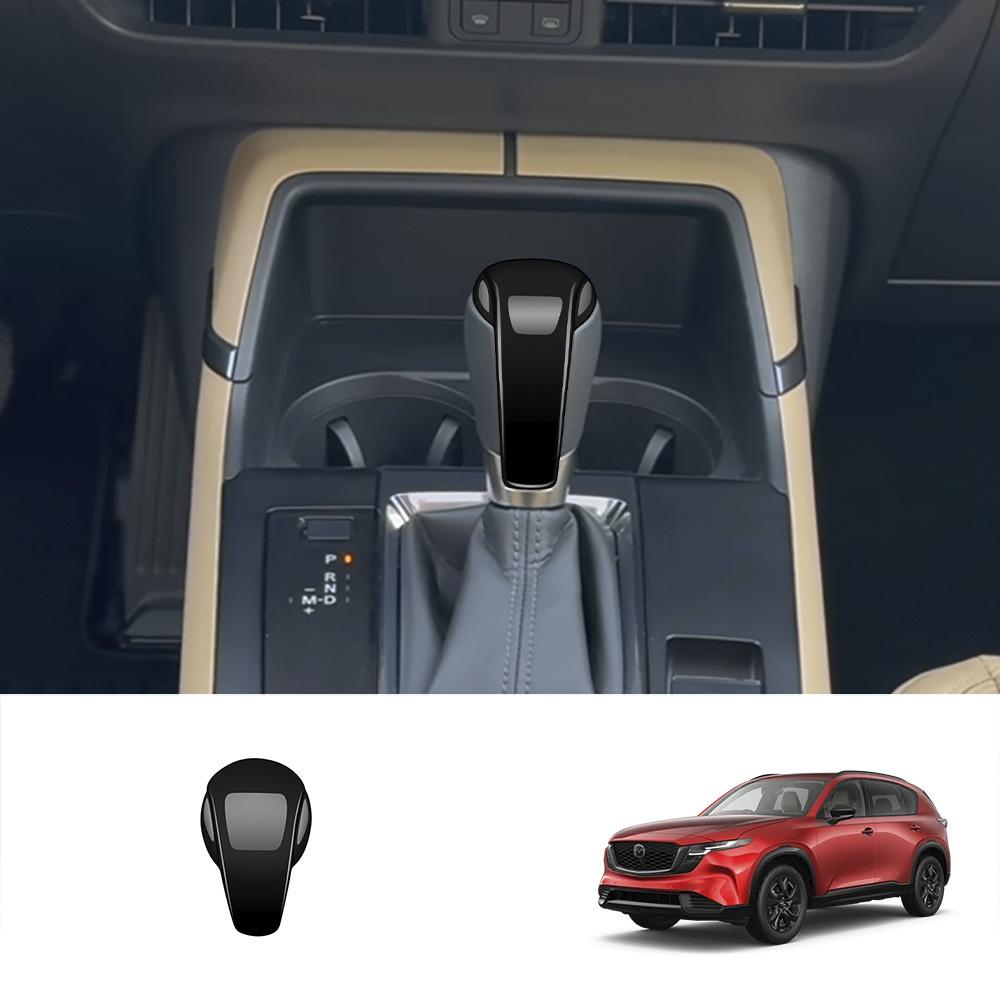 For Mazda CX-5 CX5 2026 2027 ABS Black Car Gear Knob Trim Cover Styling Decoration for Interior Modification Accessories