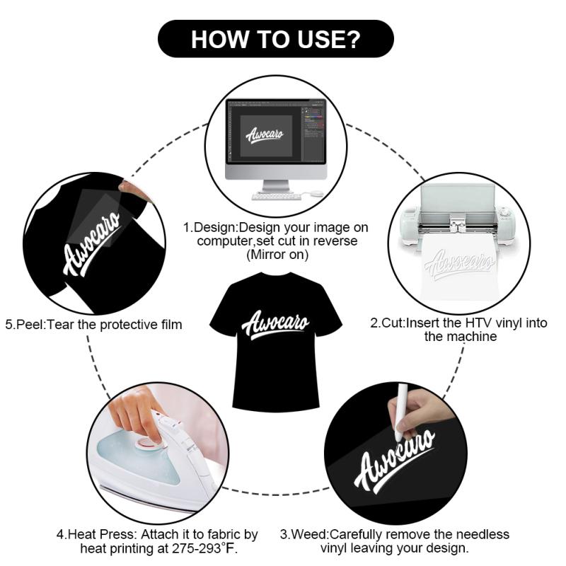 1 pachet Pu Micro-elastic Luminous Colorat Heat Lettering Film luminos