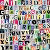 100Pcs Colorful Number Letter Symbol Stickersdiy Planner Water Bottle Phone Case Laptop Suitcase Guitar Graffiti Stickers