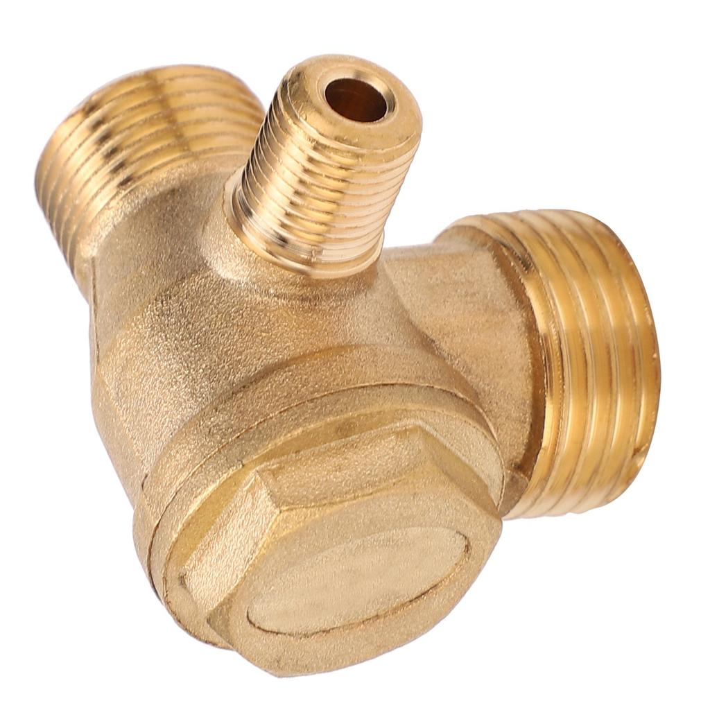 Check Valve Brass Material 1?Way Threaded Connection Air Pump Accessories 12x38x10