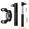 Handheld Tire Inflator Portable Bike Pump for Ride Carry, Double Valves Mini Pump with Metal Body, Grip Texture, Manual 130PSI Support for Bike Care
