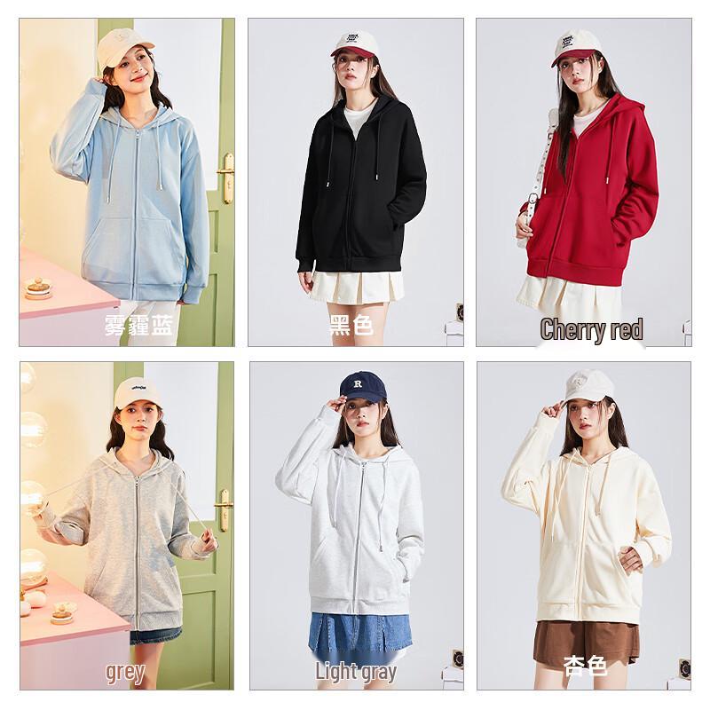 TonLion Women's Cartoon Zip-Up Hoodie