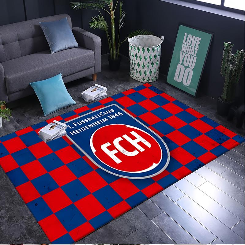 1 Stück Teppich Heidenheim Wappen Teppich, Stuhlmatte, Läufer für Büro Schlafzimmer Wohnzimmer Schlafzimmer, Fußmatten-Dekor Weihnachts-Fächer-Geschenke