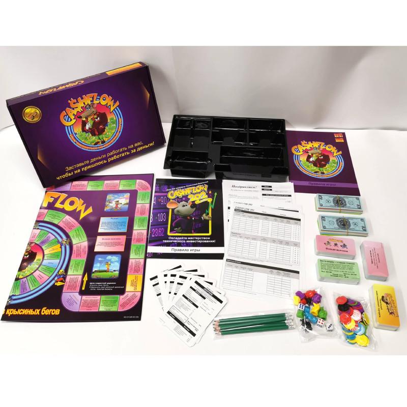 Board Cashflow Game Cards Investment Financial Games Family Party Prop Play