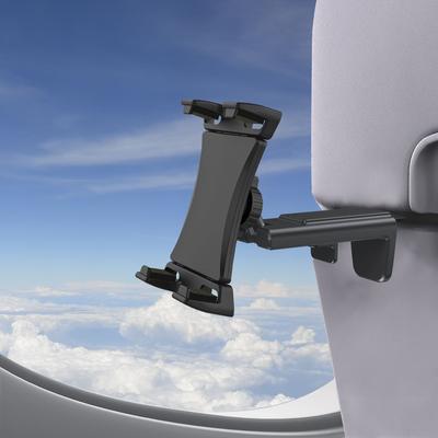 Universal Travel Essentials Adjustable Flying Phone Mount Airplane Tablet Holder for iPad Galaxy Pad iPhone Samsung Switch