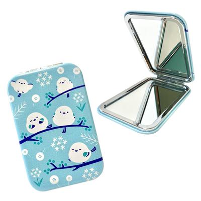 Compact Hand Folding Hand Cute Shimaenaga Kotori [Kinagani Shimaenaga] Mirror, Mirror, Portable, Mirror, Mirror, Character, (1 Piece)