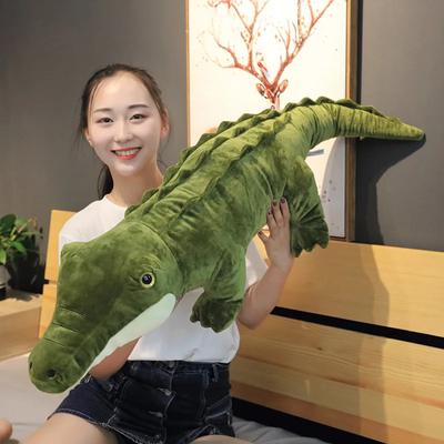 90/120cm Peluş Hayvan Gerçek Hayat Timsah Peluş Oyuncak Simülasyonu Timsah Bebekler Çocuklar İçin Yaratıcı Yastık Noel Hediyeleri