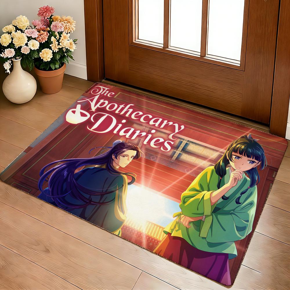Anime The Apothecary Diaries Maomao Floor Mat Cozy Flannel Soft Thick Non-Slip Mat For Living Room Bedroom Kitchen Decor Rugs