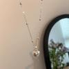 Sweet Cool Heart Stackable Necklace Temperament Clavicle Chain Collar Necklace