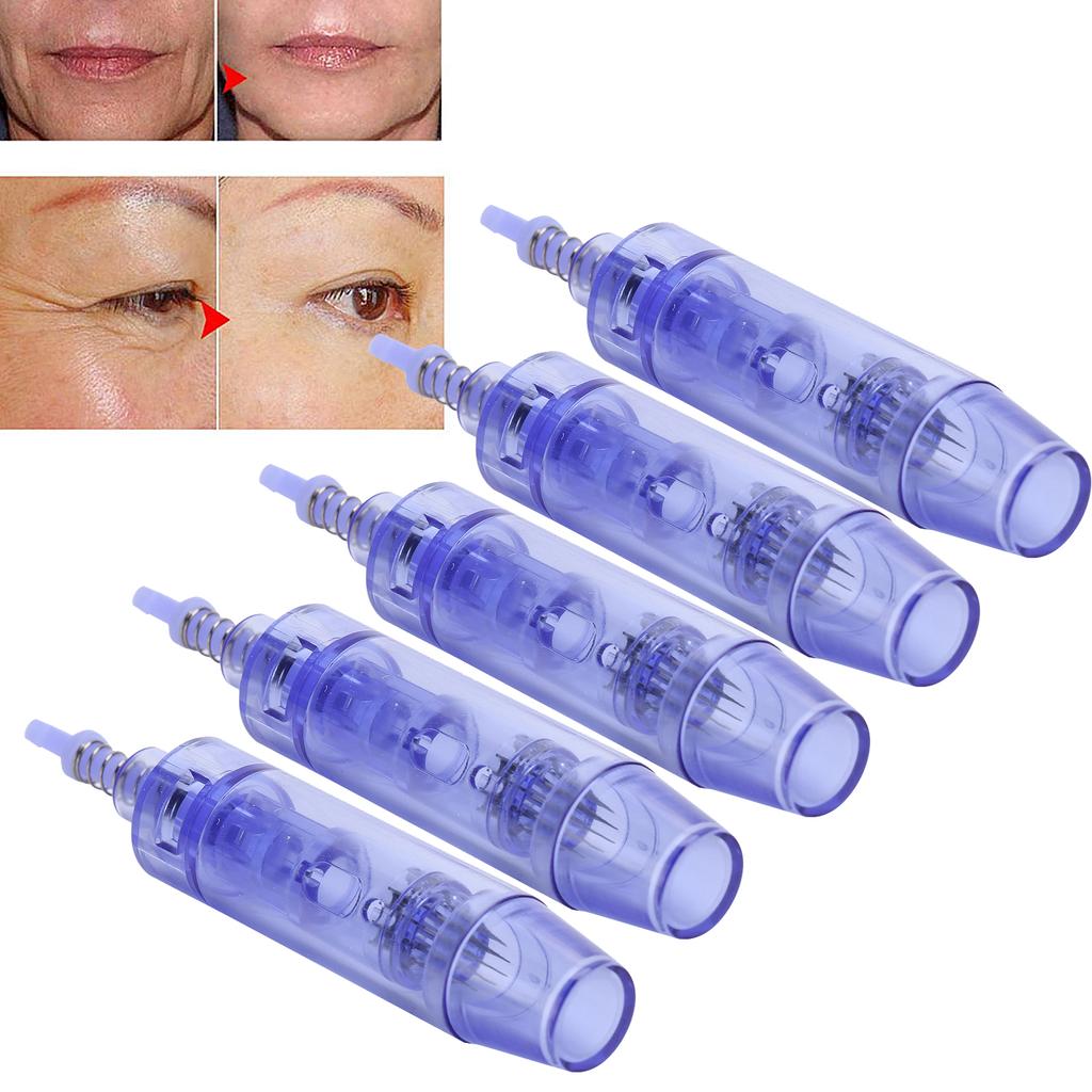 5Pcs Electric Micro Needle Tip Nano 42Pins Cartridges Promote Skin Absorption WCap