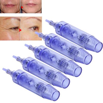 5Pcs Electric Micro Needle Tip Nano 42Pins Cartridges Promote Skin Absorption W/Cap