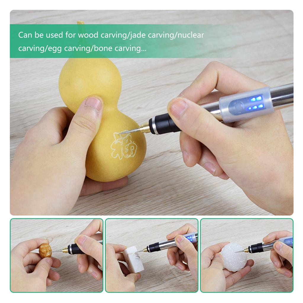 Electric Drill Grinder Engraver Pen Grinder Mini Drill Electric Rotary Tool Rechargeable Grinding Machine Accessories