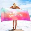 Summer Hawaii Beach Coconut Print Beach Towel Microfiber Bath Towels Bathroom Sport Bar Spa Golf Towel Quick Dry Swimming Cover