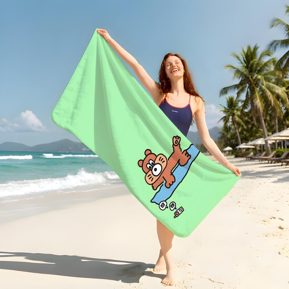 Cartoon s-scootystudio Towel Beach Blanket Towel For Travel Gym Shower Luxury Lightweight Camping Pool hot