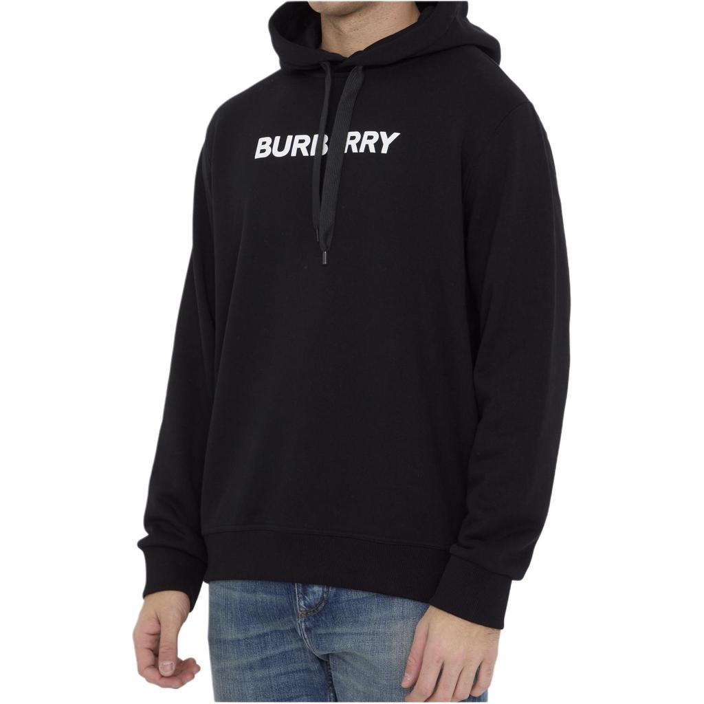 Burberry Logo Printed Drawstring Hoodie 80833921