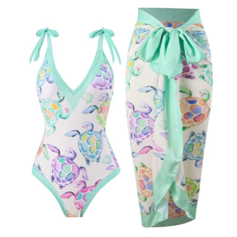 2025 Retro European-American Slimming Holiday Beach Swimsuit