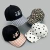 Polka Dot Leopard Plaid Letter Embroidery Baseball Cap Men'S And Women'S Sunshade Color Matching Personalized Cap