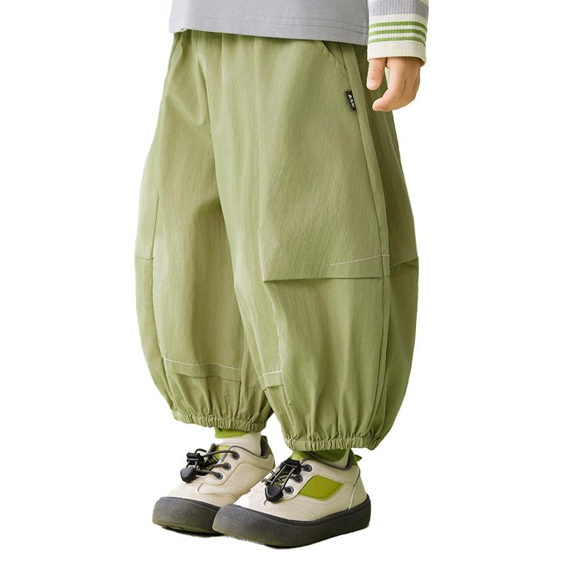ASK JUNIOR Boys  Ice Silk Woven Capri Pants 130