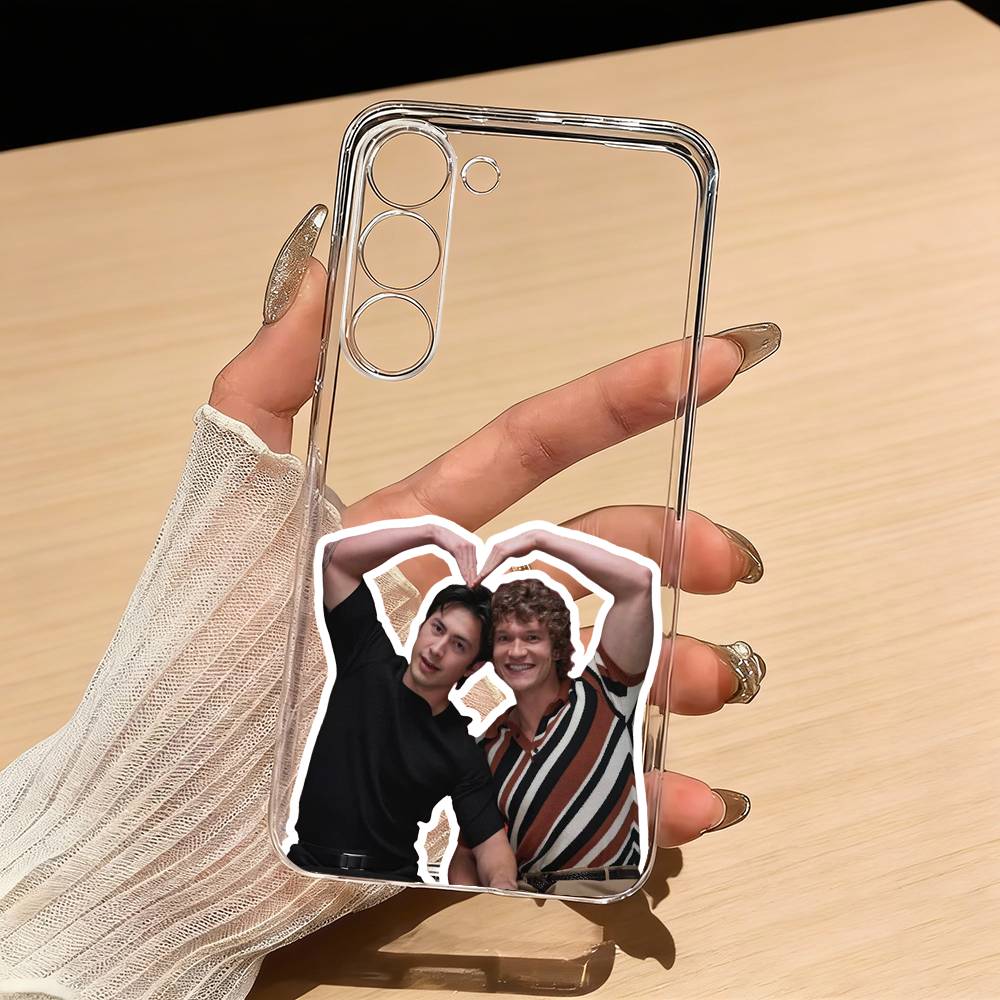 

H-Heated Rivalry Phone Case For Samsung S25,S24,S21,S22,S23,S30,Ultra,S20,Plus,Fe,Lite Transparent Cover Samsung S20ULTRA5G