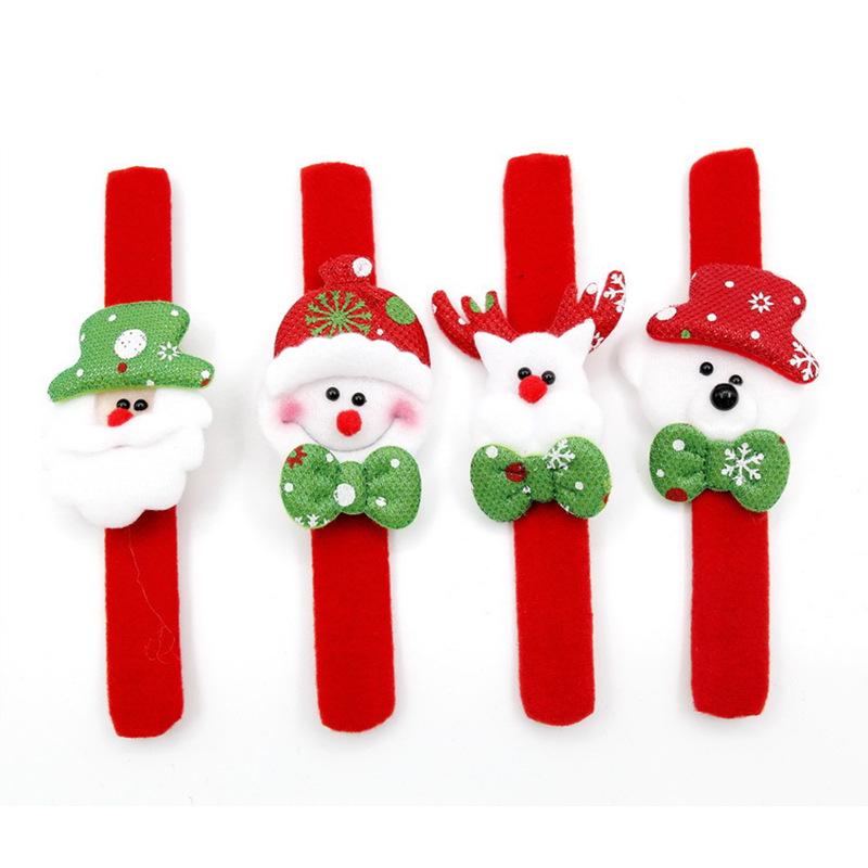 

Детский рождественский браслет-защелка, игрушки-елочки - Веселый праздничный браслет-защелка