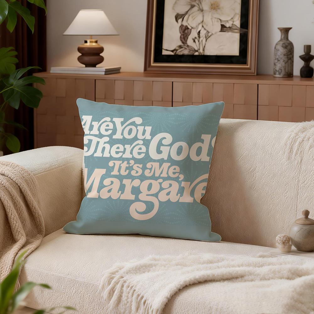 Are You There God Its Me Margaret Cushion Cover Cushion Cover Set 4Pcs 50x50 40x40 Pillowcase Decorative Sofa Home Decor
