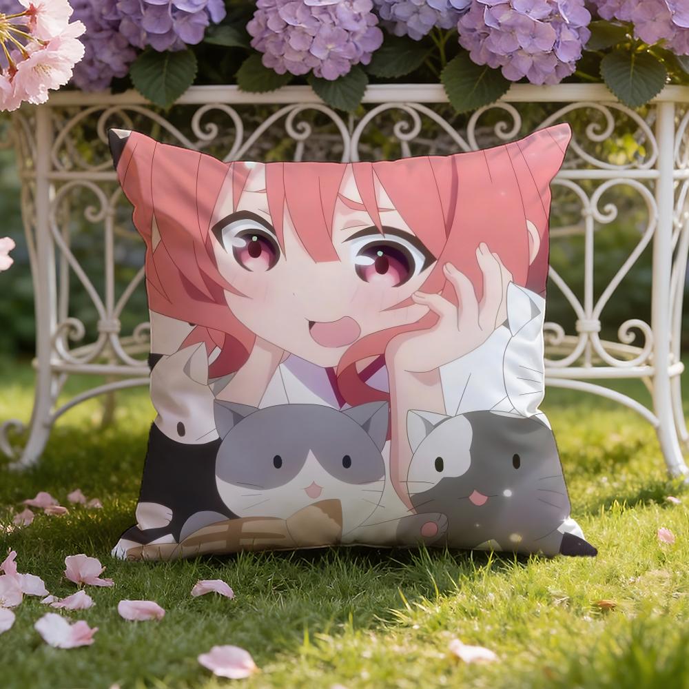 Animesan no enmusubi Cushion Cover Home & Car Dual-Scene Pillow Cover: Reversible for Premium Comfort