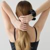 Aphrose Logo Frame 100% Silk Scrunchie (black)