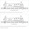 Aluminum Alloy Bike Chain Checker Chain Gauge Measurement Checker  Mountain Road Bike