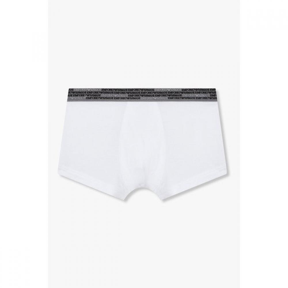 Emporio Armani Мужские блестящие плавки с повторяющимся логотипом 0815312074 XL(110)
