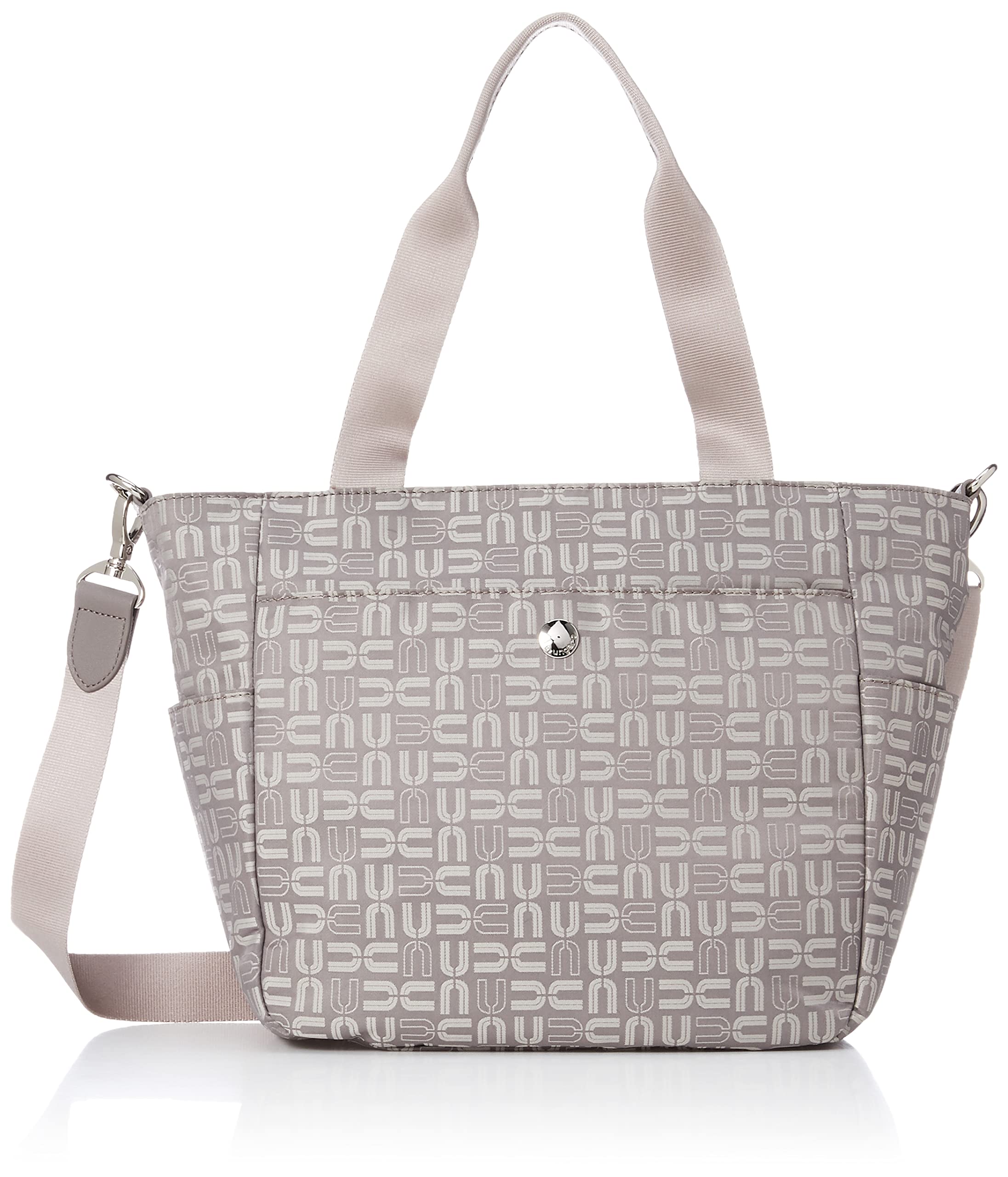 

U by Ungaro Tote Bag Lightweight Nylon Monogram Jacquard UULH1SH2 2-Way Francine Women s